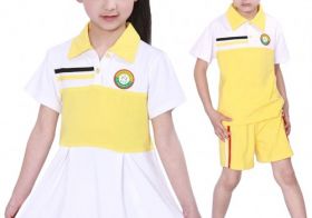 Đồng phục trẻ em cộc tay vàng - Đồng Phục Gia Mỹ - Công Ty TNHH Sản Xuất Thương Mại Dịch Vụ Xuất Nhập Khẩu Gia Mỹ